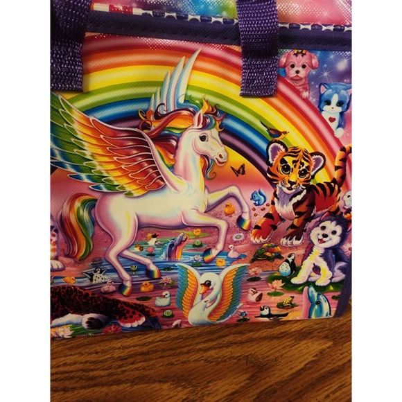 Retired Lisa Frank Unicorn Pegasus Trifold Portfolio‎ School Binder Folder 2016 - Picture 3 of 15
